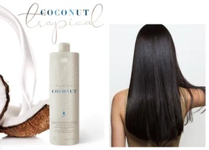 Tropical Coconut Brazilian Keratin Blow Dry Straight Hair Treatment DIY Home Kit - Picture 1 of 7