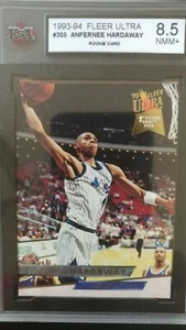 1993-94 Fleer Ultra Basketball #305 Anfernee Hardaway ROOKIE graded 8.5 - Picture 1 of 2