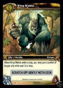 WoW TCG Loot Karte - King Mukla - König Mukla Bananas Pet - Bild 1 von 1
