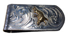 Jerry Beagley Braiding Company's Silver & Bronze Bull Rider Money Clip Rodeo