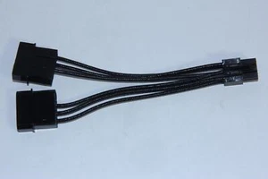Lot of 10 EVGA W000-00-000144 4-Pin Molex to 6-Pin PCI-E Power Cables NEW Sealed - Picture 1 of 4