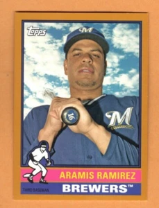 2015 Topps Archives #130 Aramis Ramirez - Milwaukee Brewers 26/50, Nr-Mint Cond! - Picture 1 of 2