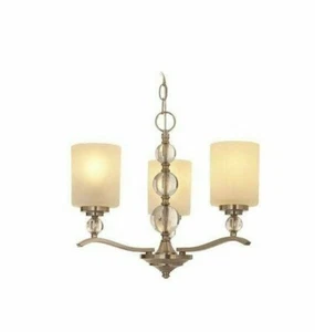 Hampton Bay Laurel Hill 3-Light Brushed Nickel Chandelier - Picture 1 of 3