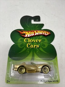 Hot Wheels Dodge Viper RT/10 Clover Cars Gold Die-Cast Car 2007 - Picture 1 of 7