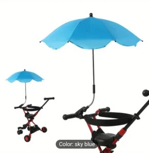 Parasol Pram Pushchair Universal Sun Shade Buggy Stroller Kids Baby Umbrella - Picture 1 of 1