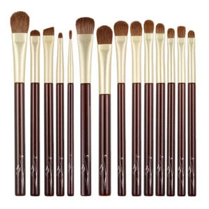 14PCS Weasel Hair Makeup Brushes Kit Professional Handmade Make Up Brushes Set - Picture 1 of 8