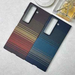 Funda Magsafe de fibra de carbono real para Samsung Galaxy Z plegable SE W25 cubierta delgada mate - Imagen 1 de 32