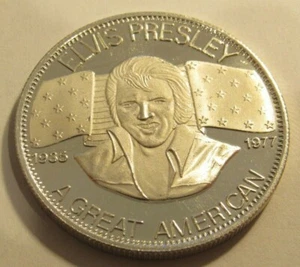 1977 Elvis Presley 1 Troy Oz. .999 Silver Round - #2 - Picture 1 of 2