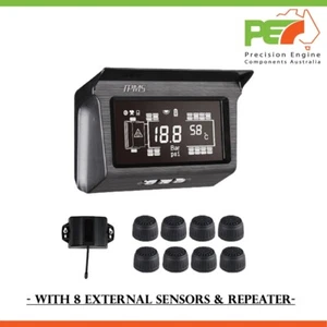 Brand New Tyre Pressure TPMS Monitoring System External Sensor x 8 Truck Caravan - Picture 1 of 9