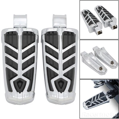 Front Foot Pegs Rests For Honda Magna 750 Shadow Spirit Aero 750 1100 Sabre Fury Foto 1 de 4