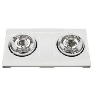 Ventilador de escape montado en techo Aero Pure A515A-W 80 CFM con lámparas de calor - Imagen 1 de 2
