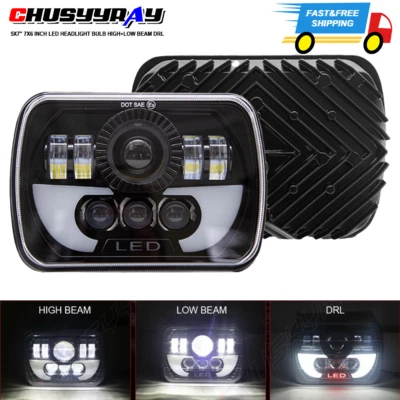 Par de faros LED Hi-Lo de 7X6" 5X7 pulgadas para camioneta Isuzu aprobado por el DOT Foto 1 de 4