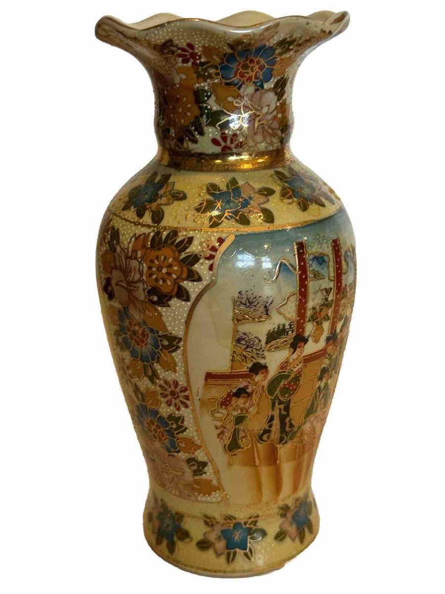 花瓶  骨董品 景泰蓝日本花瓶1850-1899 | eBay