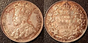 Canada - George V - 25 cents argent 1930 SUP+ ! KM#24 - Imagen 1 de 1