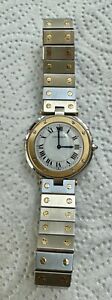 Cartier Santos Gold Women's Watch - 8191 Used Very Good Condition
