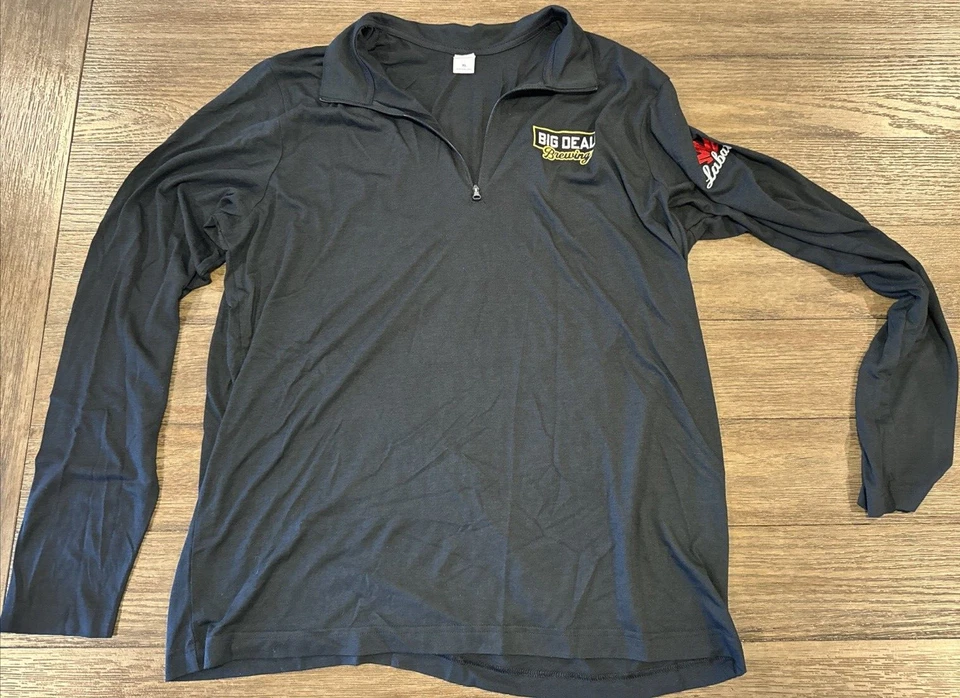 Barstool Sports Beer Big Deal Brewing Spittin Chiclets Quarter Zip Golf Pullover