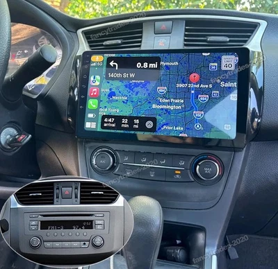 APPLE CARPLAY FOR 2013-2018 NISSAN SENTRA SYLPHY 10.1" CAR STEREO RADIO PLAYER - Image 1 of 4