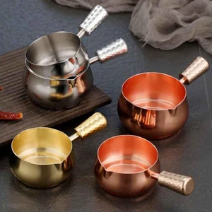 Tazza da immersione 304 SS con finitura spazzolata e beccuccio aquila, 60 ml/100 ml per ristoranti - Foto 1 di 14