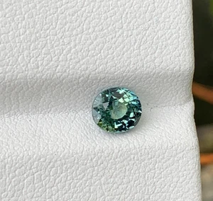 Elegent 1.210ct Natural Teal Sapphire Round 6mm Loose Gemstone From Madagascar - Picture 1 of 16