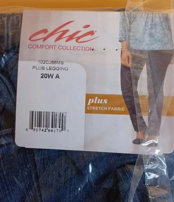 Chic Comfort Collection Leggings Denim 20W Foto 1 de 3