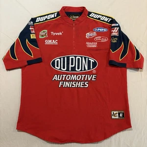 Vintage Chase Authentics #24 Gordon DuPont Line Pit Crew T-Shirt Men’s XL - Foto 1 di 19