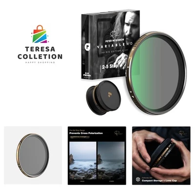 67mm Peter McKinnon VND Camera Filter - 2-5 Stop Variable Neutral Density Len... - Image 1 of 4