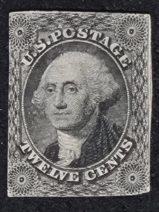 MS-44 US STAMP # 17, USED CV $260 - Picture 1 of 2