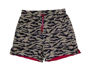 SIze LARGE - Combat Iron Apparel - HOOCHIE DADDY Mens Shorts Mesh Tiger Camo EUC - Picture 1 of 7