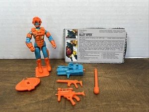 GI JOE 1994 ALLEY VIPER Battle Corps ARANCIONE blu completo di cartellino - Foto 1 di 10