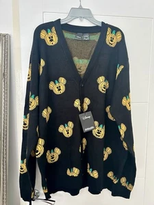 BNWT Rare Disney Cakeworthy Pumpkin Mickey Cardigan Halloween 2XL NEW SOLD OUT - Picture 1 of 4
