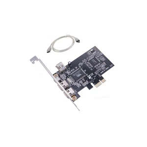 PCI Ex1 to External IEEE 1394 Adapter Card Controller With Bracket Adapter u - Zdjęcie 1 z 9