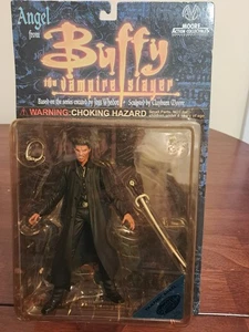 ANGEL FROM BUFFY - 6" - FULL LENTH BLACK COAT - SWORD, RING - Picture 1 of 1