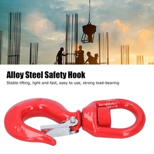 Crane Hook Alloy Steel Crane Hook Grab Lifting Hook Rotation Container - Picture 1 of 12