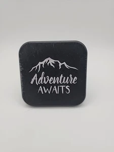 Hitch Covers 2 Inch Inspiration Quote Adventure 2"x2" inch Adventure Awaits - Picture 1 of 7