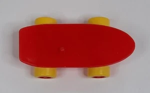1986 Skateboard McDonalds Happy Meal Toy Red Skate Board for Kermit Vintage - Picture 1 of 4