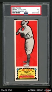 1951 Topps Connie Mack's All-Stars Jimmy Collins HOF PSA 3 - VG - Picture 1 of 2