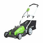 New Greenworks 21-Inch 13 Amp Corded Electric Lawn Mower 25112 Green/Black