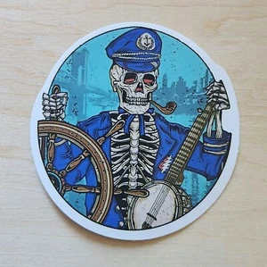 Adesivi in vinile decalcomanie Grateful Dead & Co - Jerry Garcia - Captain Banjo 2" - Foto 1 di 2