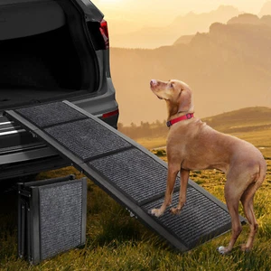 Dog Ramp for Car,63" x 17" Extra Wide Dog Ramp for Medium & Large Dogs - Picture 1 of 5