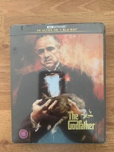 The Godfather 4K Ultra HD Blu ray steelbook UK edition SEALED 50th Anniversary - Picture 1 of 2