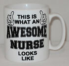 This Is What An Awesome Nurse Looks Like Mug Can Personalise Dental Medic Gift