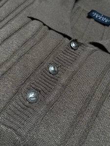 ¡Vintage! Pullover Trussardi Jeans Para Hombre Súper Elástico Mezcla LINO Talla XL - Imagen 1 de 7