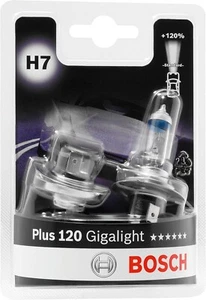 Bosch H7 Plus 120 Gigalight Vehicle Bulb 12V 55W PX26d (Pack of 1) - NEW BOX DMG - Picture 1 of 3
