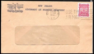 NEW ZEALAND 1946 GVLI 1d RED NO VR ILLUSTRATED COVER (F) *SCARCE & SUPERB* - Picture 1 of 1