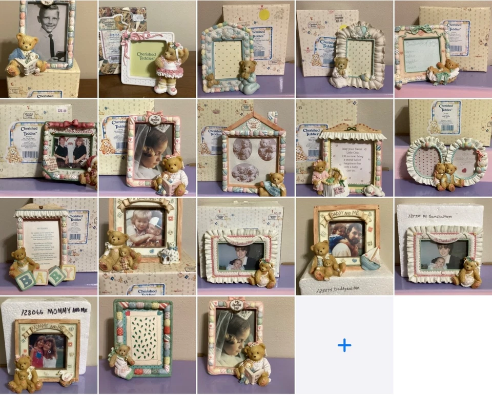 Enesco Cherished Teddies Picture Frames - choose from 18