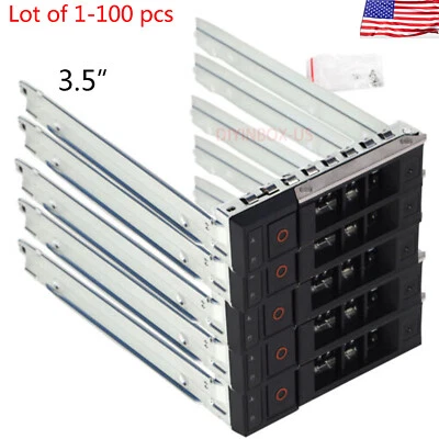 Lot Hot Plug 3.5"Drive Caddy Tray X7K8W for Dell 14th 15th 16th R240 R450 R760xs - Image 1 of 4