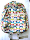 Kipling Dragonfly Backpack Beige / Multicolor Nylon Rare Out Of Stock