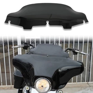 For Harley Street Glide Ultra Classic 1996-2013 Black 6" Windshield Windscreen - Bild 1 von 12