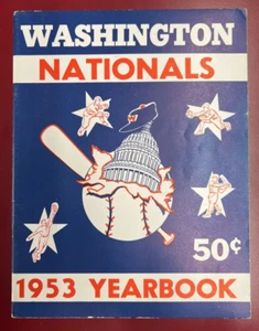 1953 MLB Official Yearbook Washington Senators "Nationals" Yost/Dixon/Etc. RARE! - Picture 1 of 3