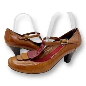 Jeffrey Campbell Women's Handmade Ibiza Last Retro Vintage Mary Janes Sz 9.5M - Picture 1 of 12
